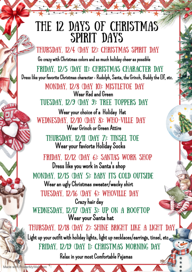 12 DAYS OF CHRISTMAS 2025